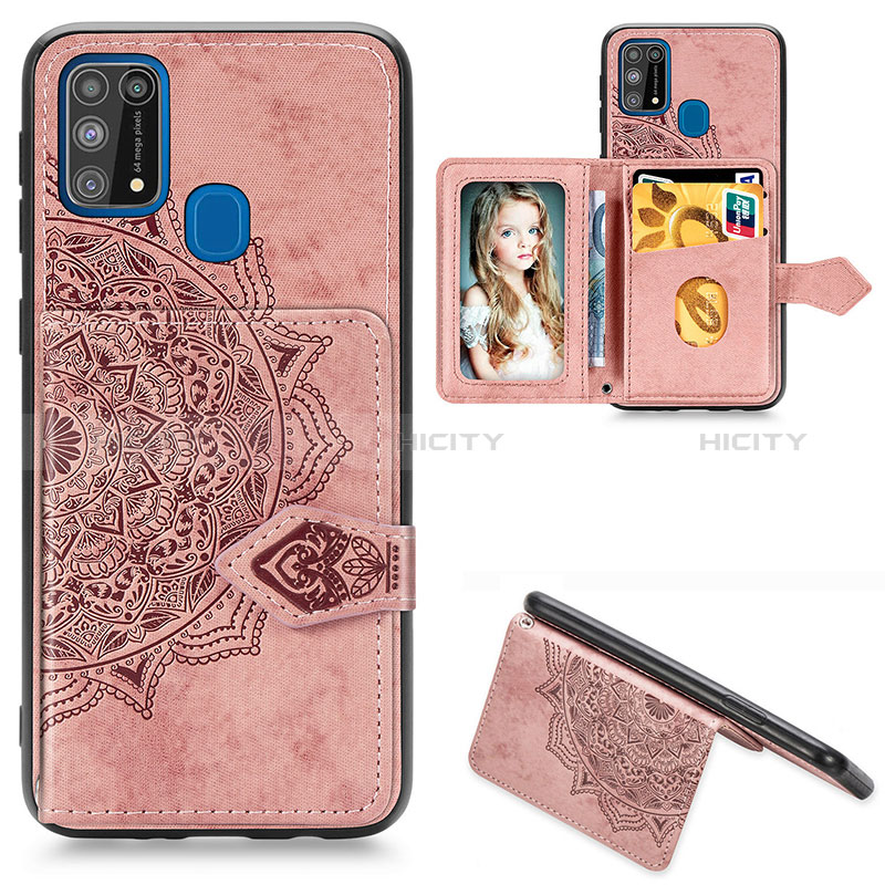 Custodia Silicone Ultra Sottile Morbida Cover con Magnetico S05D per Samsung Galaxy M21s