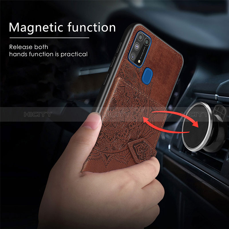 Custodia Silicone Ultra Sottile Morbida Cover con Magnetico S05D per Samsung Galaxy M31