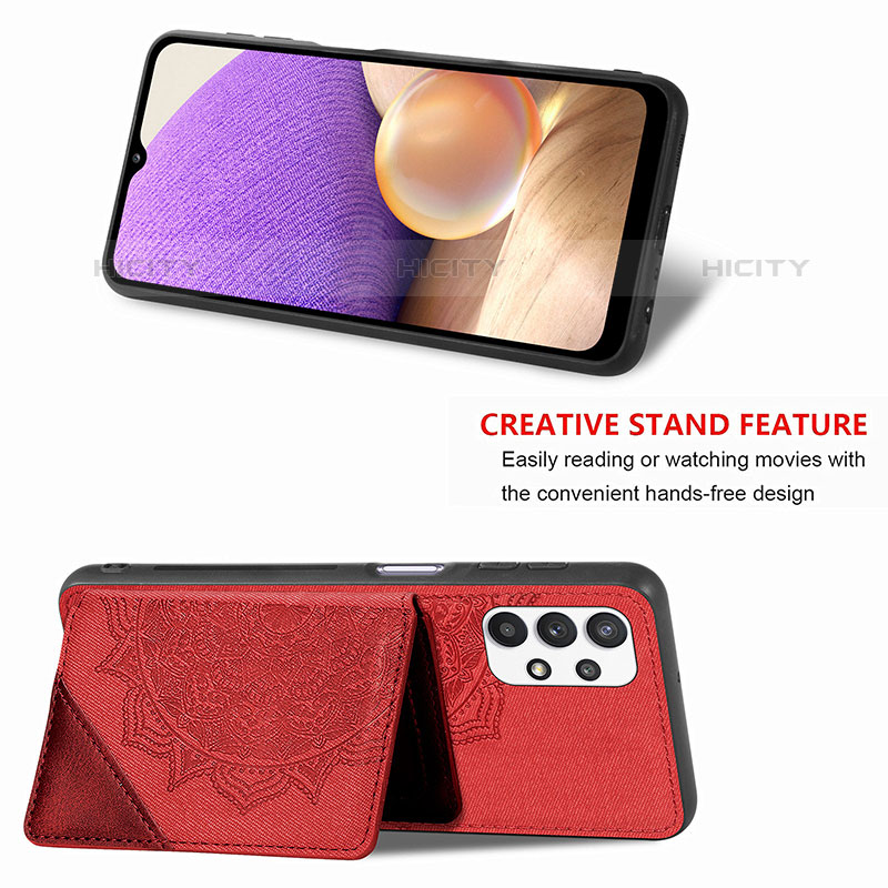 Custodia Silicone Ultra Sottile Morbida Cover con Magnetico S05D per Samsung Galaxy M32 5G