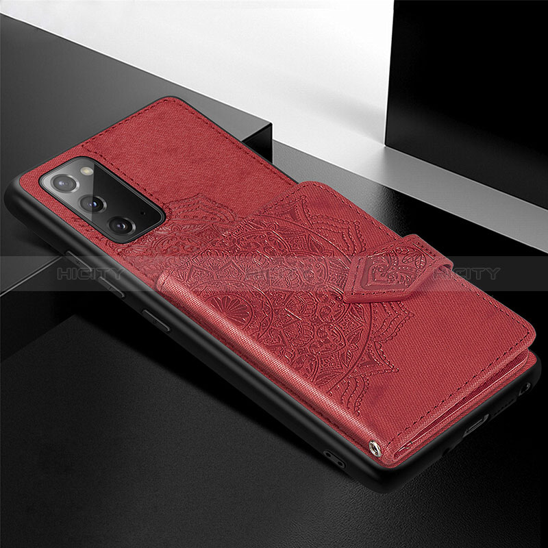 Custodia Silicone Ultra Sottile Morbida Cover con Magnetico S05D per Samsung Galaxy Note 20 5G