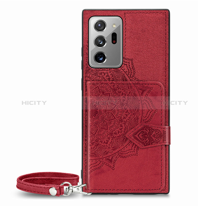 Custodia Silicone Ultra Sottile Morbida Cover con Magnetico S05D per Samsung Galaxy Note 20 Ultra 5G