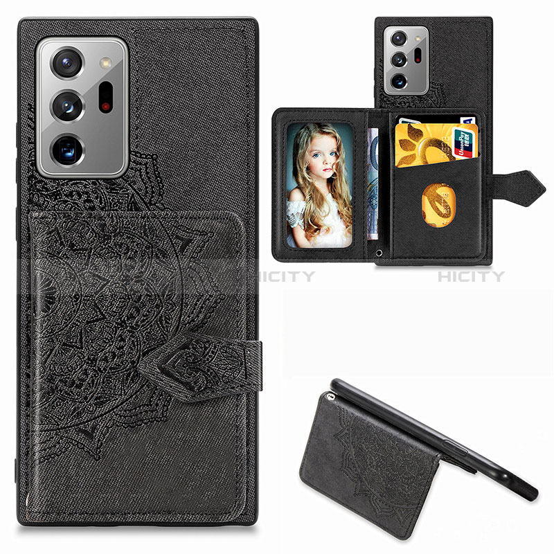 Custodia Silicone Ultra Sottile Morbida Cover con Magnetico S05D per Samsung Galaxy Note 20 Ultra 5G