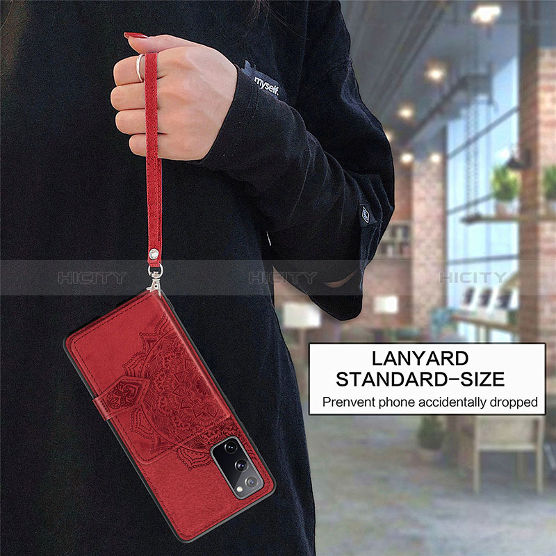 Custodia Silicone Ultra Sottile Morbida Cover con Magnetico S05D per Samsung Galaxy S20 FE (2022) 5G