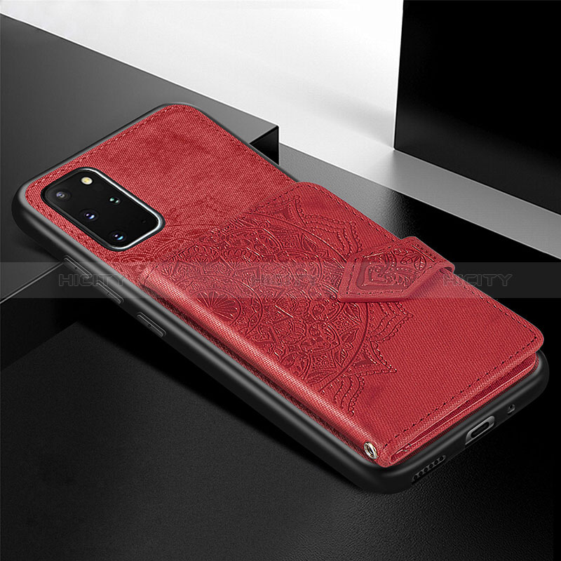 Custodia Silicone Ultra Sottile Morbida Cover con Magnetico S05D per Samsung Galaxy S20 Plus