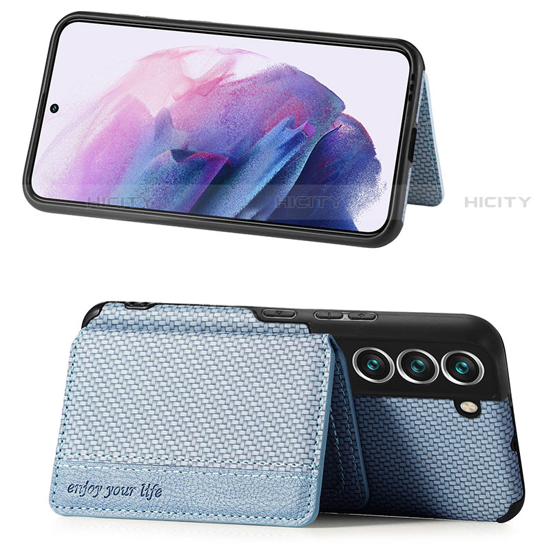 Custodia Silicone Ultra Sottile Morbida Cover con Magnetico S05D per Samsung Galaxy S21 FE 5G