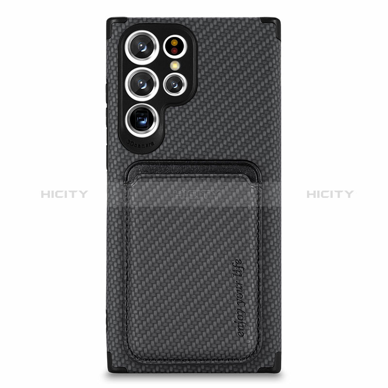 Custodia Silicone Ultra Sottile Morbida Cover con Magnetico S05D per Samsung Galaxy S24 Ultra 5G