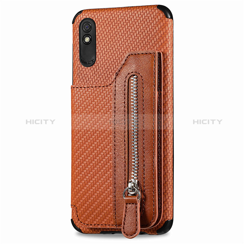 Custodia Silicone Ultra Sottile Morbida Cover con Magnetico S05D per Xiaomi Redmi 9i