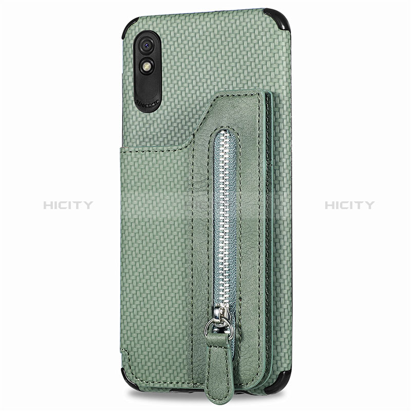 Custodia Silicone Ultra Sottile Morbida Cover con Magnetico S05D per Xiaomi Redmi 9i