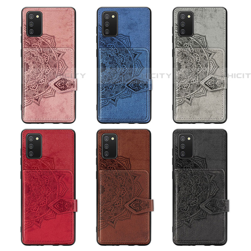 Custodia Silicone Ultra Sottile Morbida Cover con Magnetico S06D per Samsung Galaxy A03s