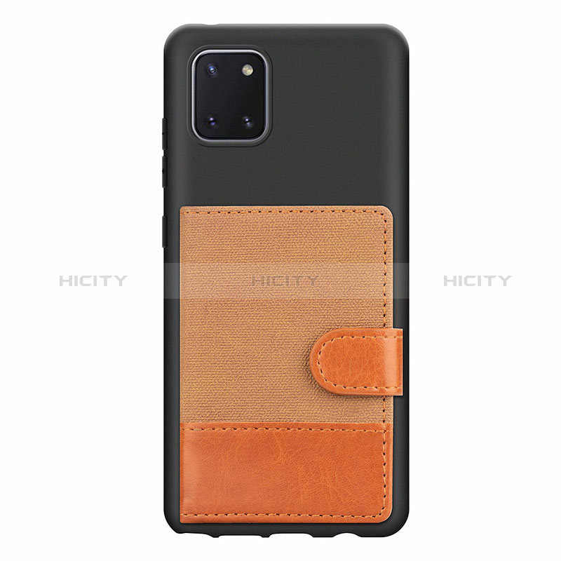 Custodia Silicone Ultra Sottile Morbida Cover con Magnetico S06D per Samsung Galaxy A81