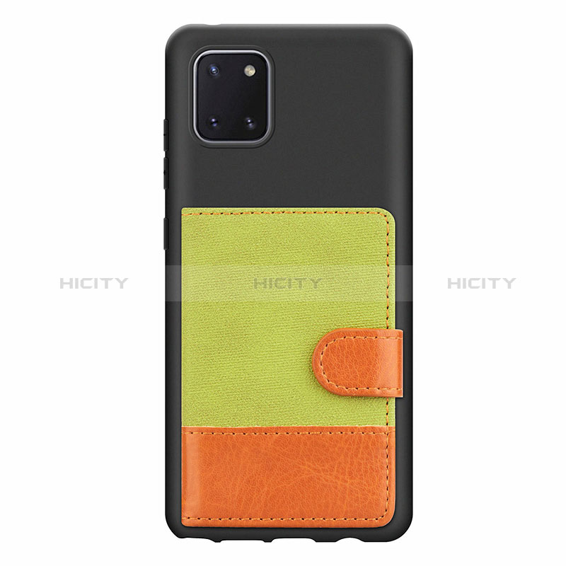 Custodia Silicone Ultra Sottile Morbida Cover con Magnetico S06D per Samsung Galaxy A81