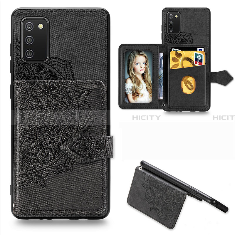 Custodia Silicone Ultra Sottile Morbida Cover con Magnetico S06D per Samsung Galaxy F02S SM-E025F