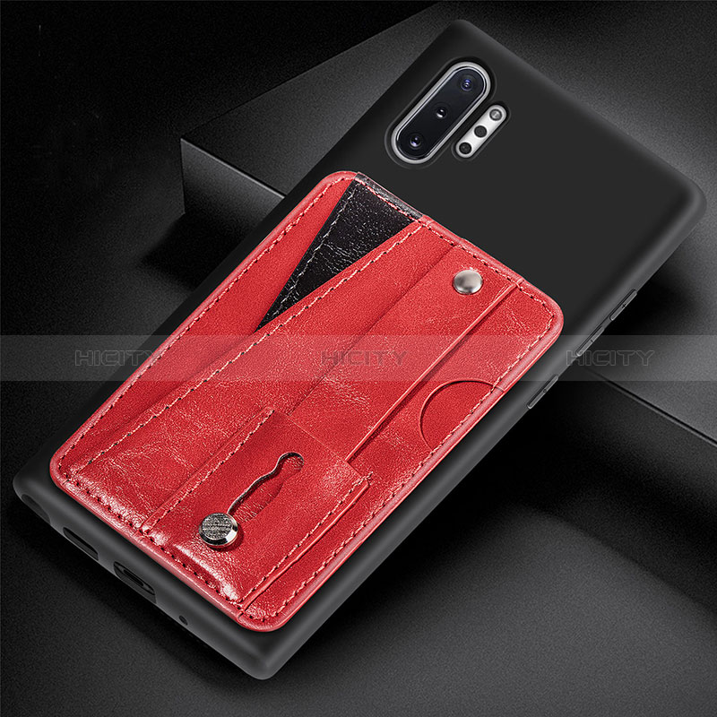 Custodia Silicone Ultra Sottile Morbida Cover con Magnetico S06D per Samsung Galaxy Note 10 Plus 5G