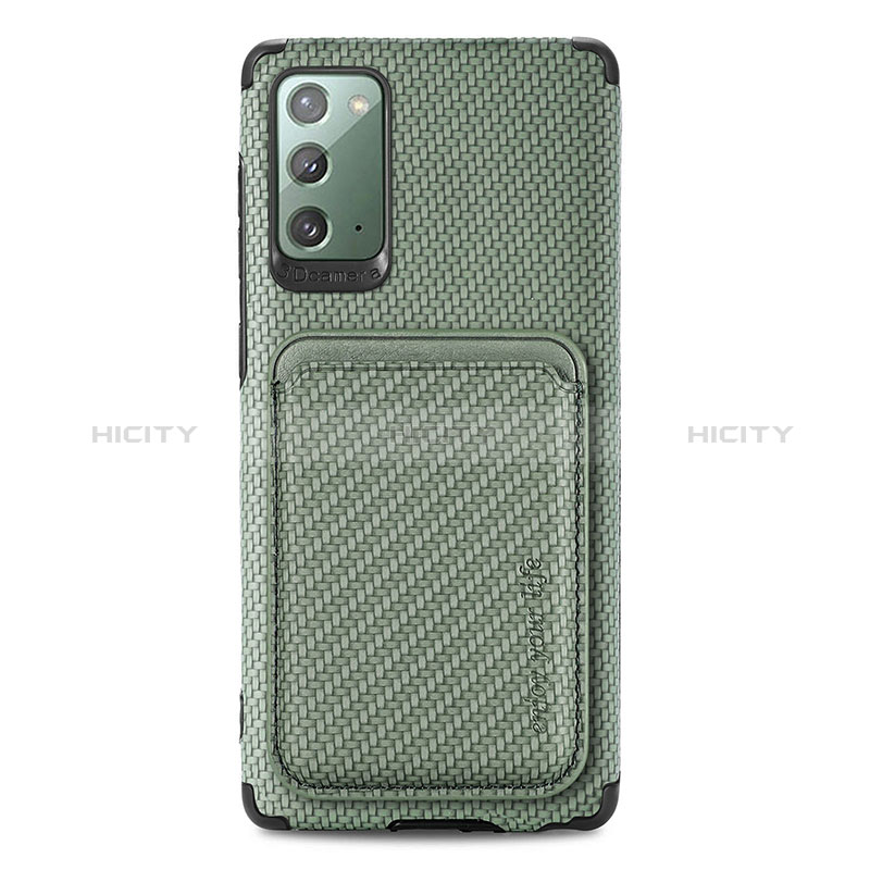 Custodia Silicone Ultra Sottile Morbida Cover con Magnetico S06D per Samsung Galaxy Note 20 5G