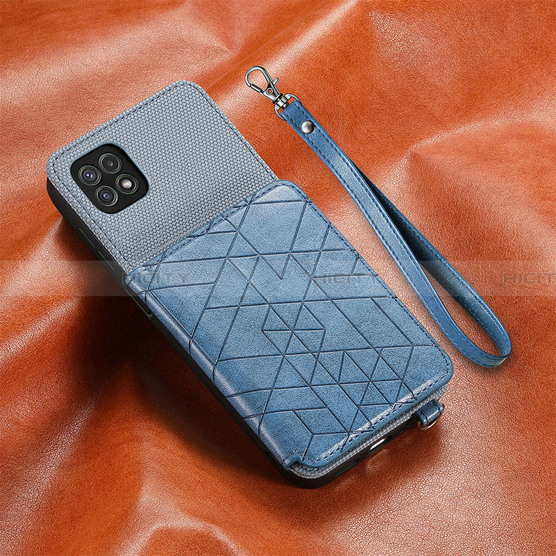Custodia Silicone Ultra Sottile Morbida Cover con Magnetico S07D per Samsung Galaxy A22 5G