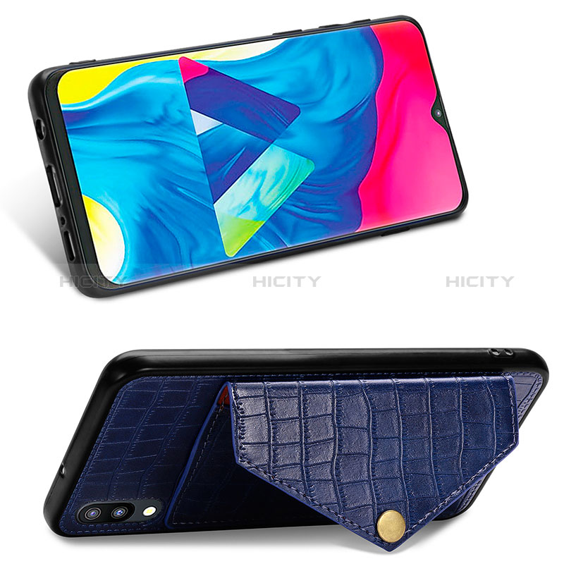 Custodia Silicone Ultra Sottile Morbida Cover con Magnetico S07D per Samsung Galaxy M10