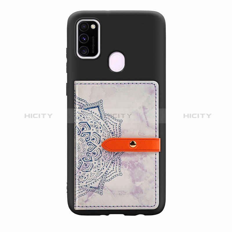 Custodia Silicone Ultra Sottile Morbida Cover con Magnetico S07D per Samsung Galaxy M30s