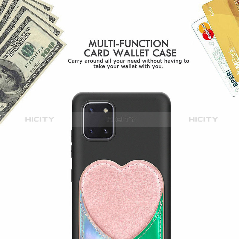 Custodia Silicone Ultra Sottile Morbida Cover con Magnetico S07D per Samsung Galaxy Note 10 Lite