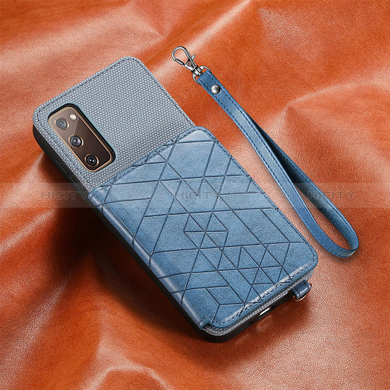 Custodia Silicone Ultra Sottile Morbida Cover con Magnetico S07D per Samsung Galaxy S20 FE 5G