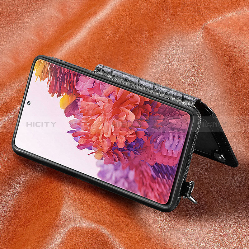 Custodia Silicone Ultra Sottile Morbida Cover con Magnetico S07D per Samsung Galaxy S20 Lite 5G