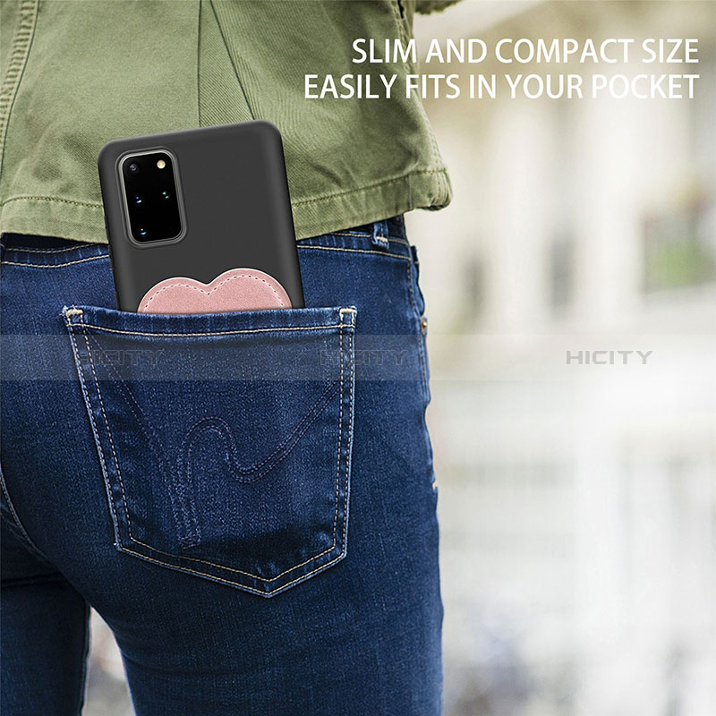 Custodia Silicone Ultra Sottile Morbida Cover con Magnetico S07D per Samsung Galaxy S20 Plus 5G