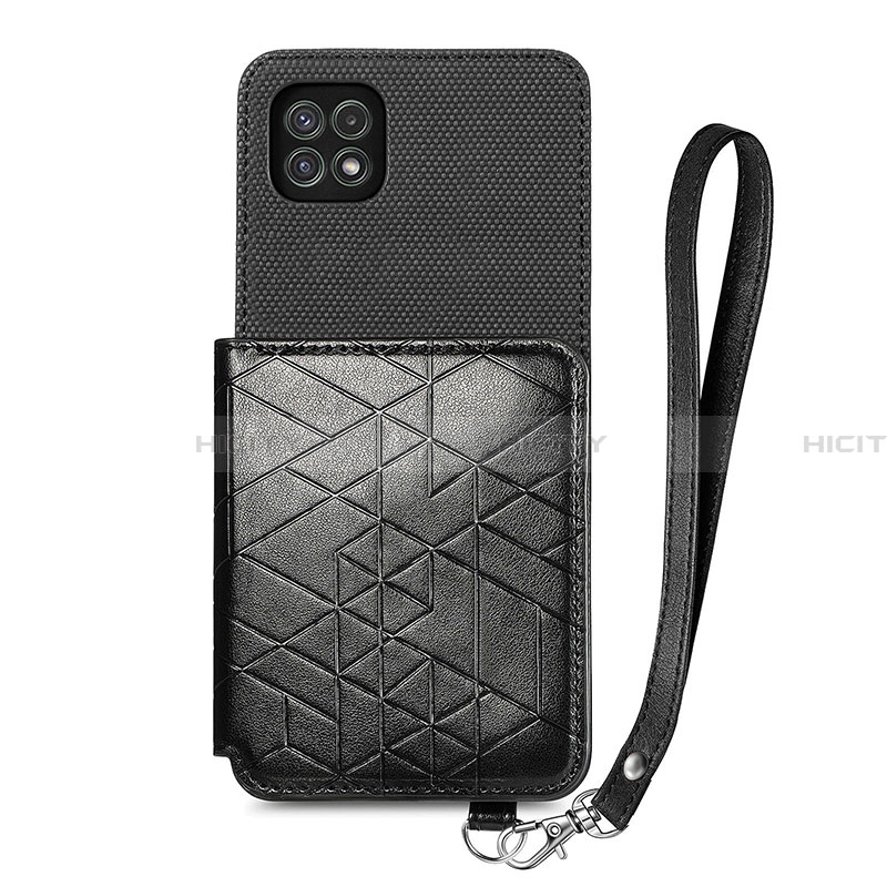 Custodia Silicone Ultra Sottile Morbida Cover con Magnetico S08D per Samsung Galaxy A22 5G