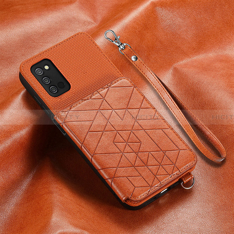 Custodia Silicone Ultra Sottile Morbida Cover con Magnetico S08D per Samsung Galaxy F02S SM-E025F