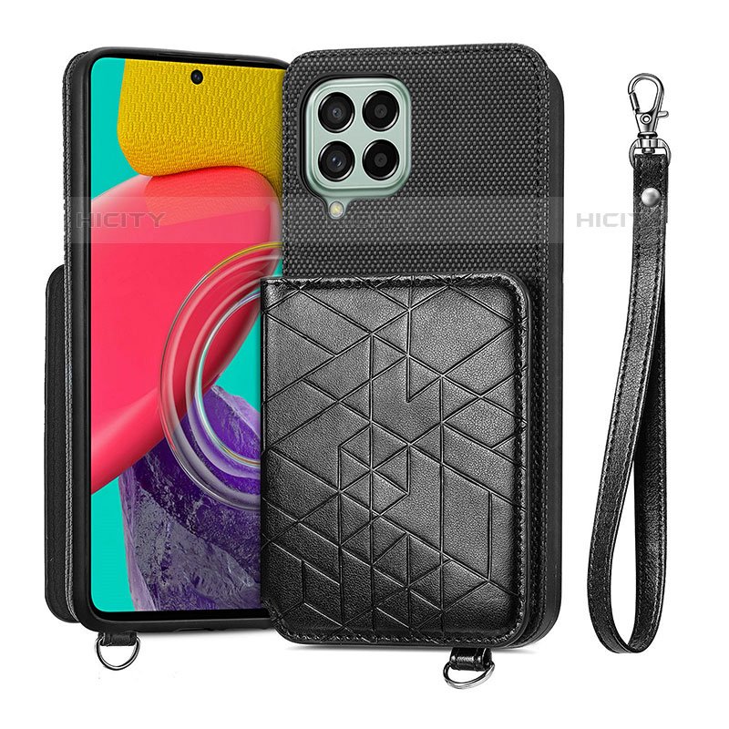 Custodia Silicone Ultra Sottile Morbida Cover con Magnetico S08D per Samsung Galaxy M53 5G