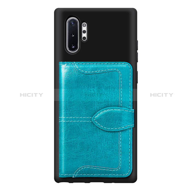 Custodia Silicone Ultra Sottile Morbida Cover con Magnetico S08D per Samsung Galaxy Note 10 Plus 5G