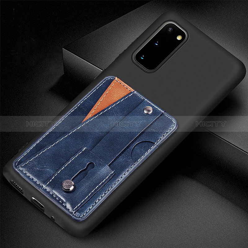 Custodia Silicone Ultra Sottile Morbida Cover con Magnetico S08D per Samsung Galaxy S20