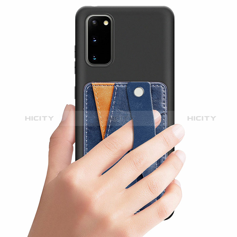 Custodia Silicone Ultra Sottile Morbida Cover con Magnetico S08D per Samsung Galaxy S20 5G