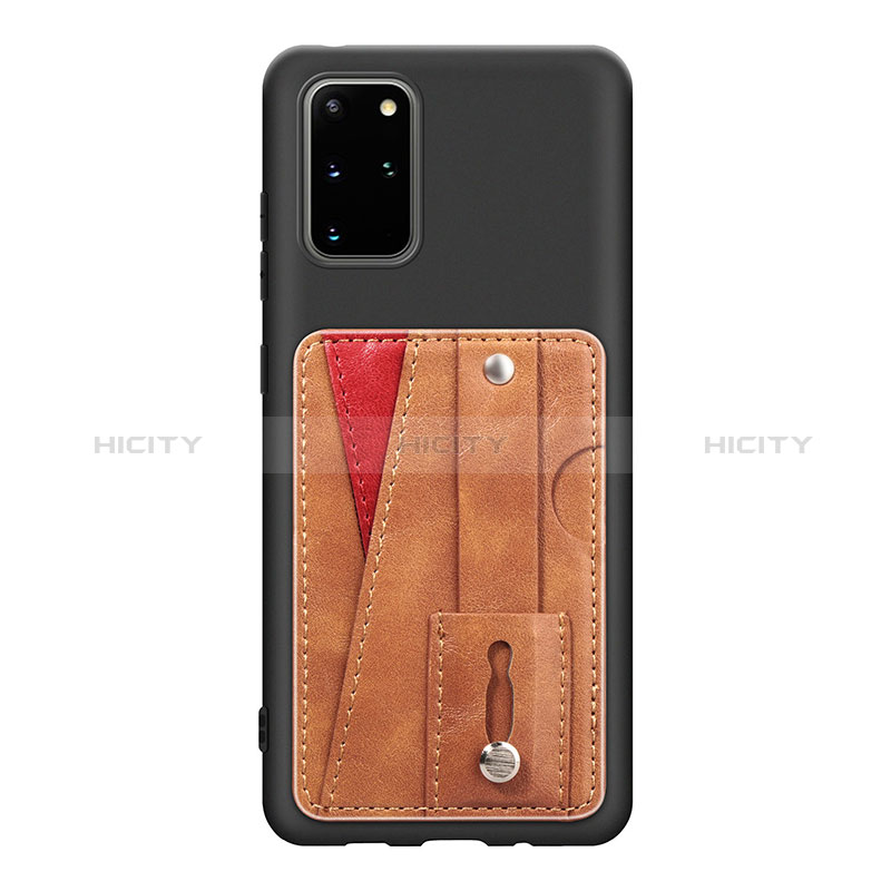 Custodia Silicone Ultra Sottile Morbida Cover con Magnetico S08D per Samsung Galaxy S20 Plus 5G