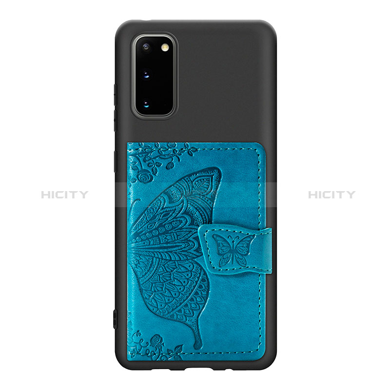 Custodia Silicone Ultra Sottile Morbida Cover con Magnetico S09D per Samsung Galaxy S20 5G