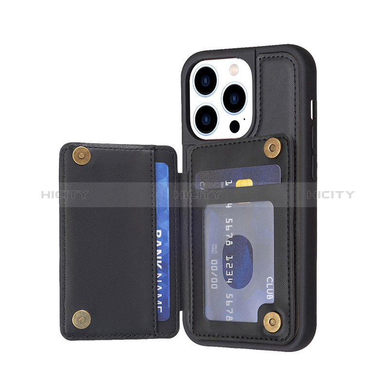 Custodia Silicone Ultra Sottile Morbida Cover con Magnetico S10D per Apple iPhone 13 Pro