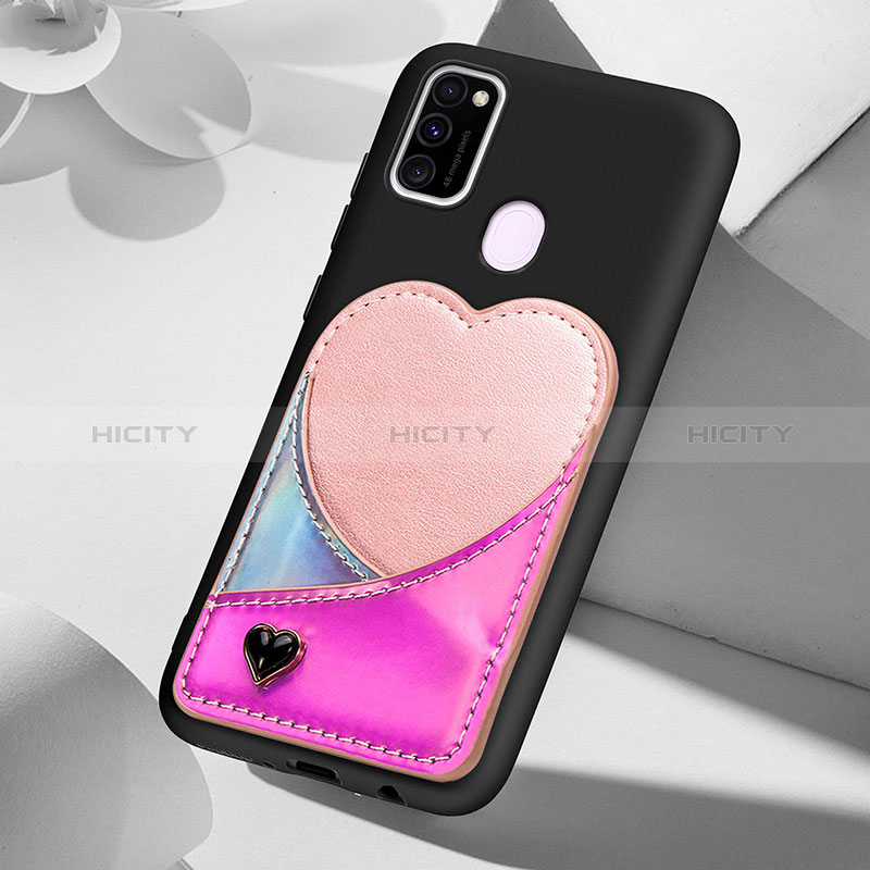 Custodia Silicone Ultra Sottile Morbida Cover con Magnetico S10D per Samsung Galaxy M30s