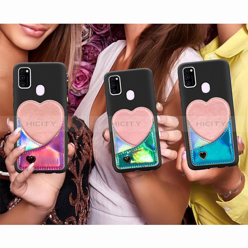Custodia Silicone Ultra Sottile Morbida Cover con Magnetico S10D per Samsung Galaxy M30s