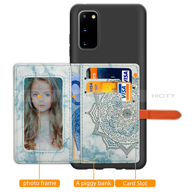 Custodia Silicone Ultra Sottile Morbida Cover con Magnetico S10D per Samsung Galaxy S20 5G