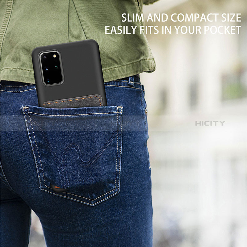 Custodia Silicone Ultra Sottile Morbida Cover con Magnetico S10D per Samsung Galaxy S20 Plus 5G