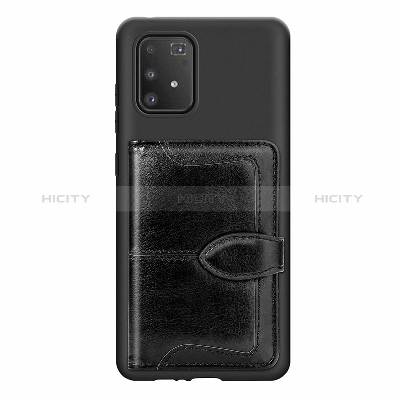 Custodia Silicone Ultra Sottile Morbida Cover con Magnetico S11D per Samsung Galaxy A91