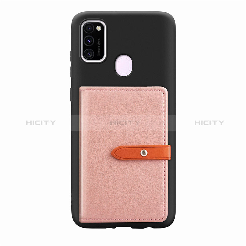 Custodia Silicone Ultra Sottile Morbida Cover con Magnetico S11D per Samsung Galaxy M21