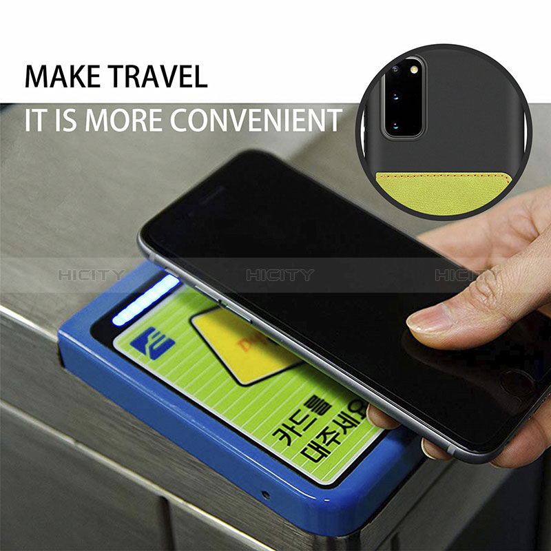 Custodia Silicone Ultra Sottile Morbida Cover con Magnetico S11D per Samsung Galaxy S20 5G