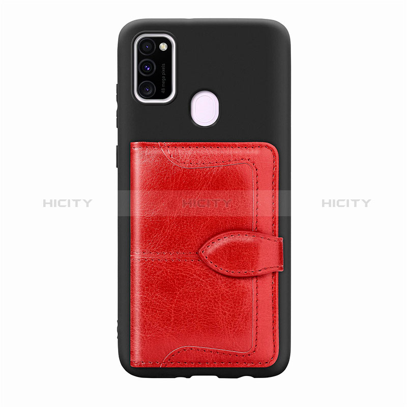 Custodia Silicone Ultra Sottile Morbida Cover con Magnetico S12D per Samsung Galaxy M21