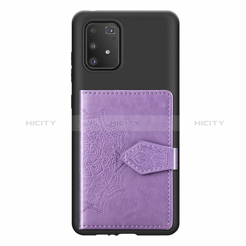 Custodia Silicone Ultra Sottile Morbida Cover con Magnetico S12D per Samsung Galaxy M80S