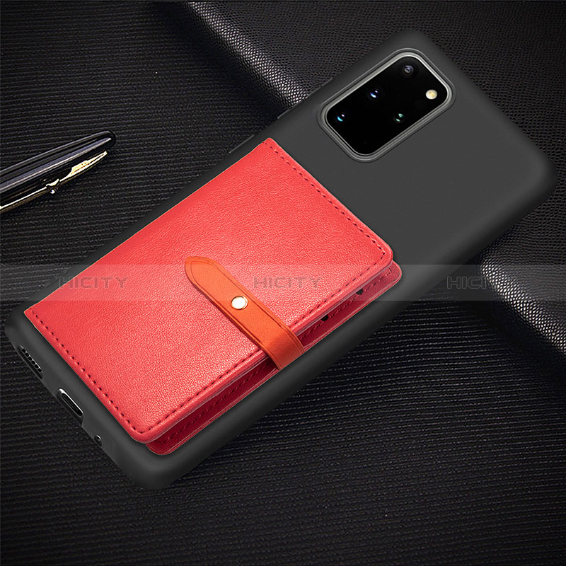 Custodia Silicone Ultra Sottile Morbida Cover con Magnetico S12D per Samsung Galaxy S20 Plus