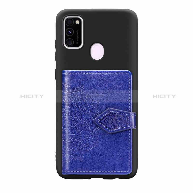 Custodia Silicone Ultra Sottile Morbida Cover con Magnetico S13D per Samsung Galaxy M30s