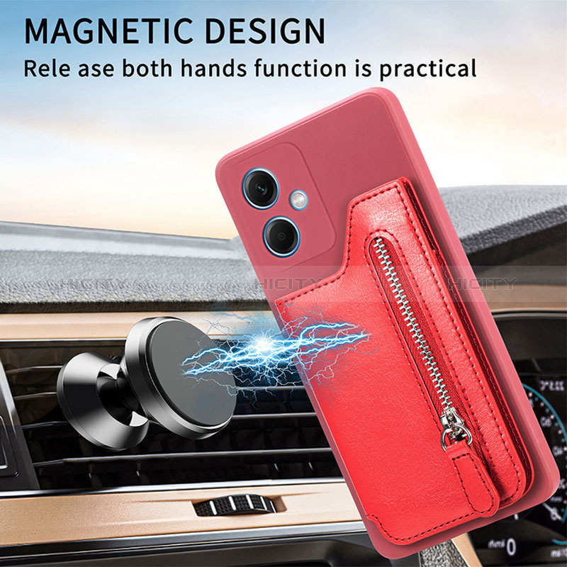 Custodia Silicone Ultra Sottile Morbida Cover con Magnetico SD1 per Xiaomi Redmi Note 12 5G
