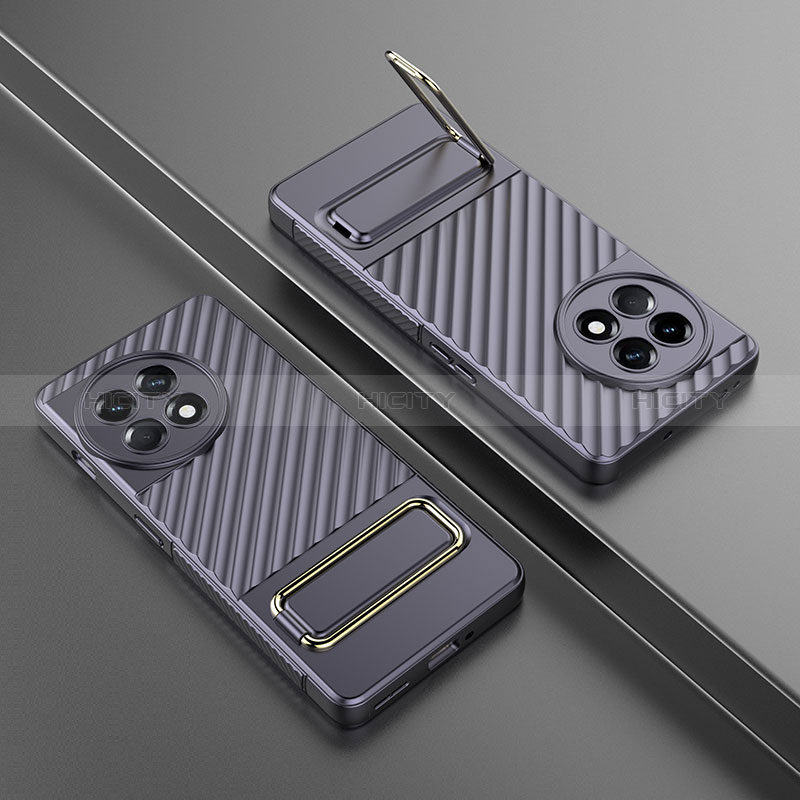 Custodia Silicone Ultra Sottile Morbida Cover con Supporto KC3 per OnePlus Ace 2 5G