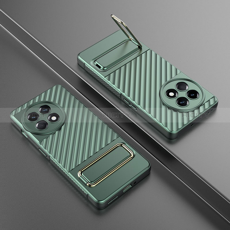 Custodia Silicone Ultra Sottile Morbida Cover con Supporto KC3 per OnePlus Ace 2 5G