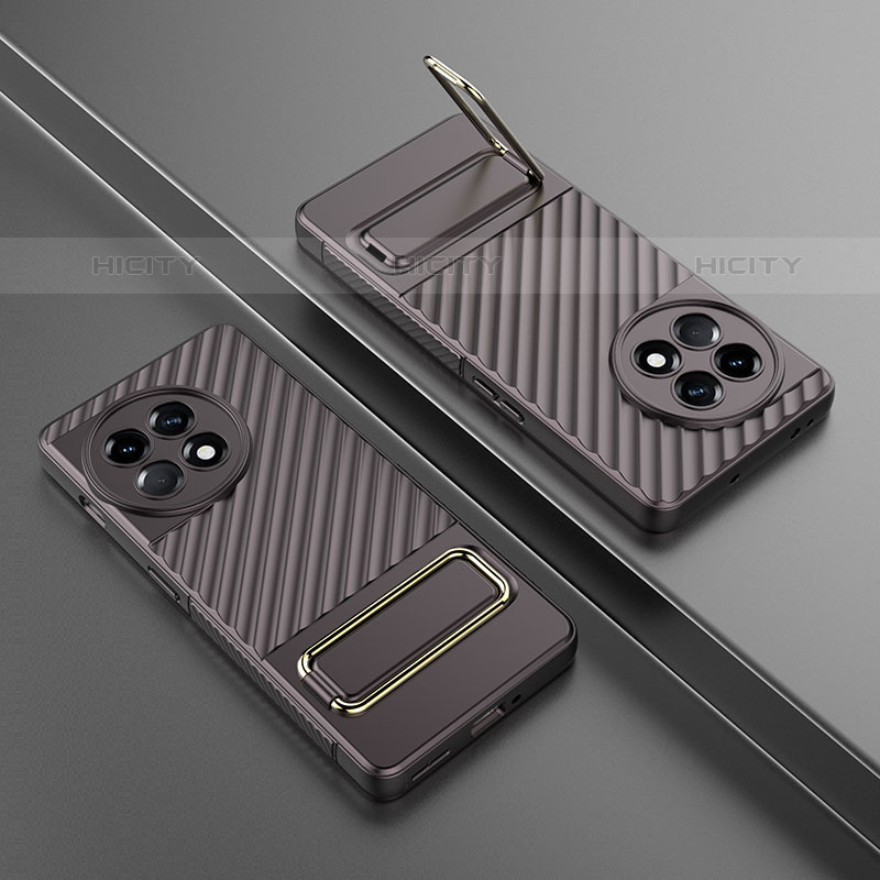 Custodia Silicone Ultra Sottile Morbida Cover con Supporto KC3 per OnePlus Ace 2 Pro 5G
