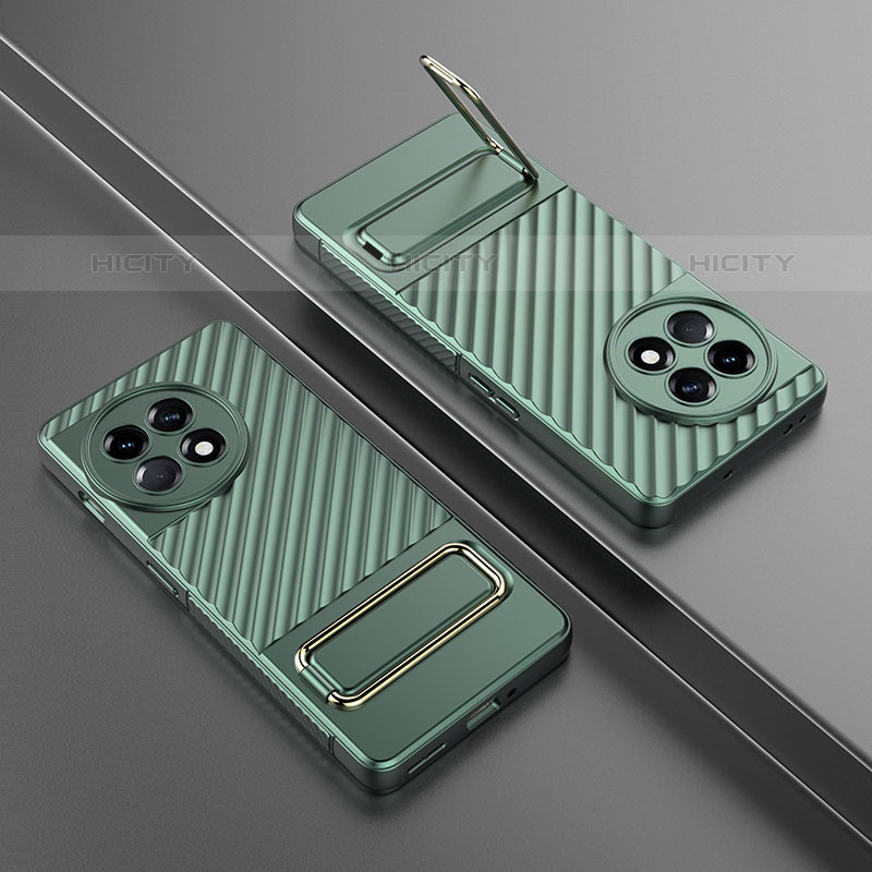 Custodia Silicone Ultra Sottile Morbida Cover con Supporto KC3 per OnePlus Ace 2 Pro 5G